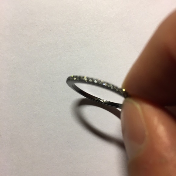 CZ stacking rings - Picture 4 of 4